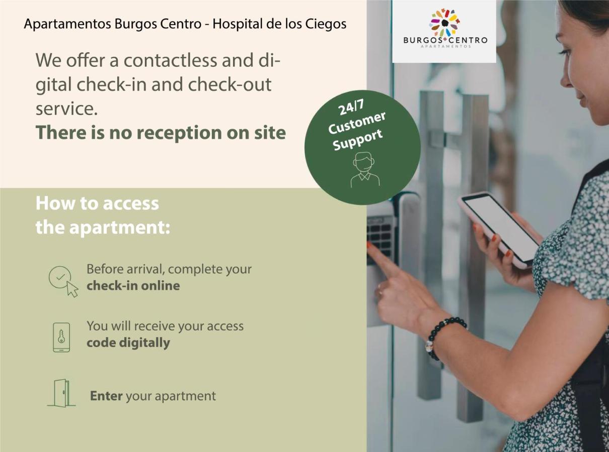 Apartamentos Burgos Centro - Hospital de los Ciegos Exterior foto